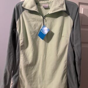 Columbia fleece pullover XL NWT